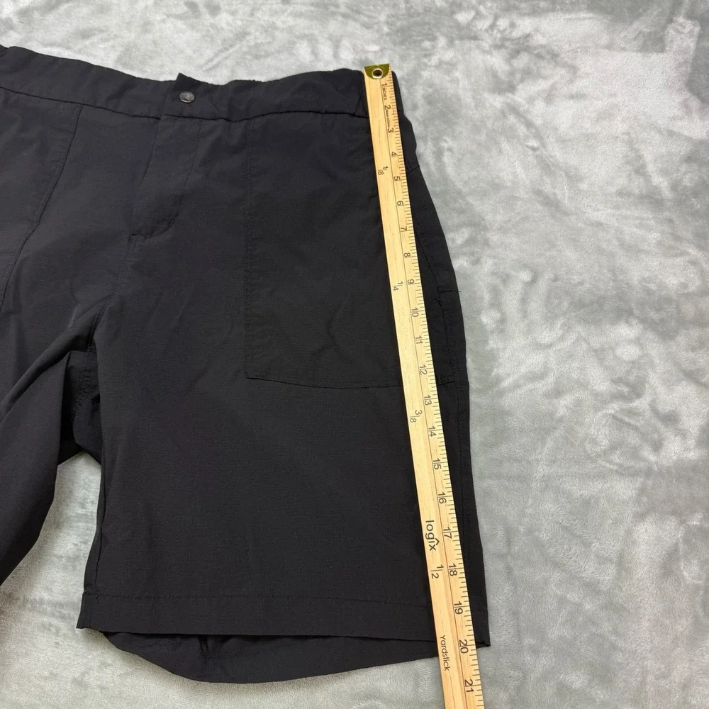 Reel Life Mens XL Black Nylon Spandex Elastic Waist‎ Outdoor Shorts